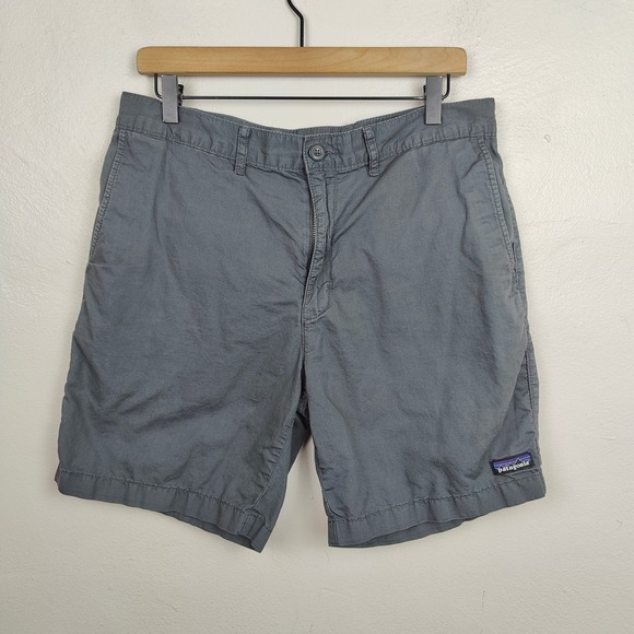 Patagonia Lightweight All-Wear Hemp Shorts Mens 32 Gray Organic Casual Outdoor - Picture 1 of 8